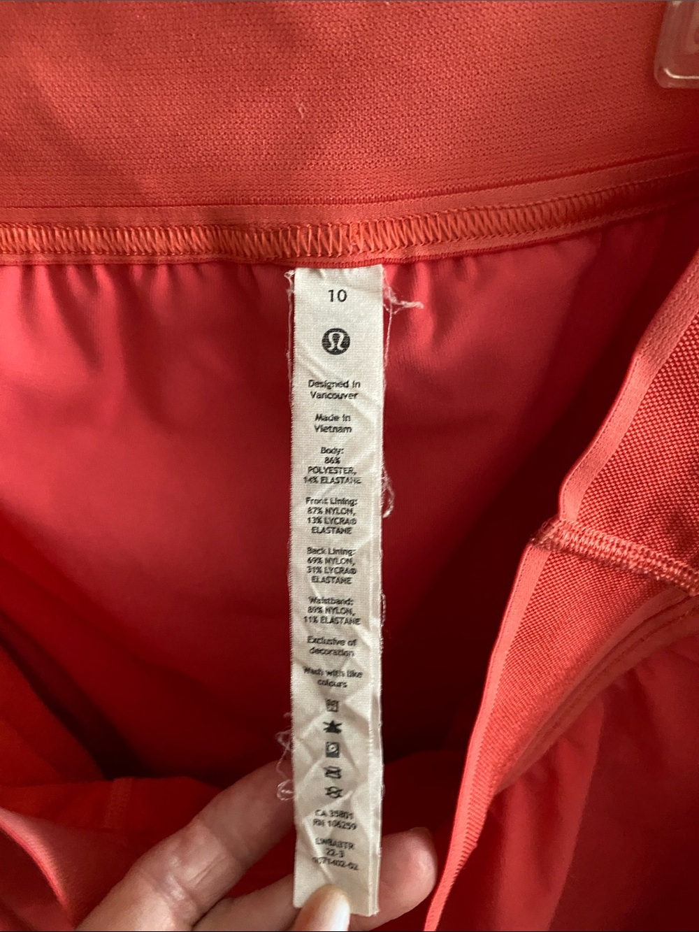 lululemon athletica Coral Athletic Skirt - Picture 2 of 2